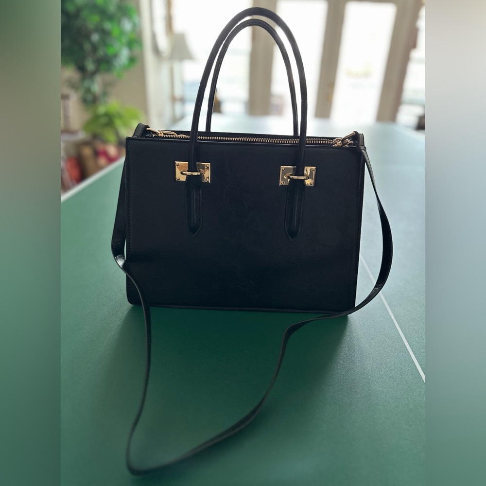 H&M Structured Accordian Tote Bag